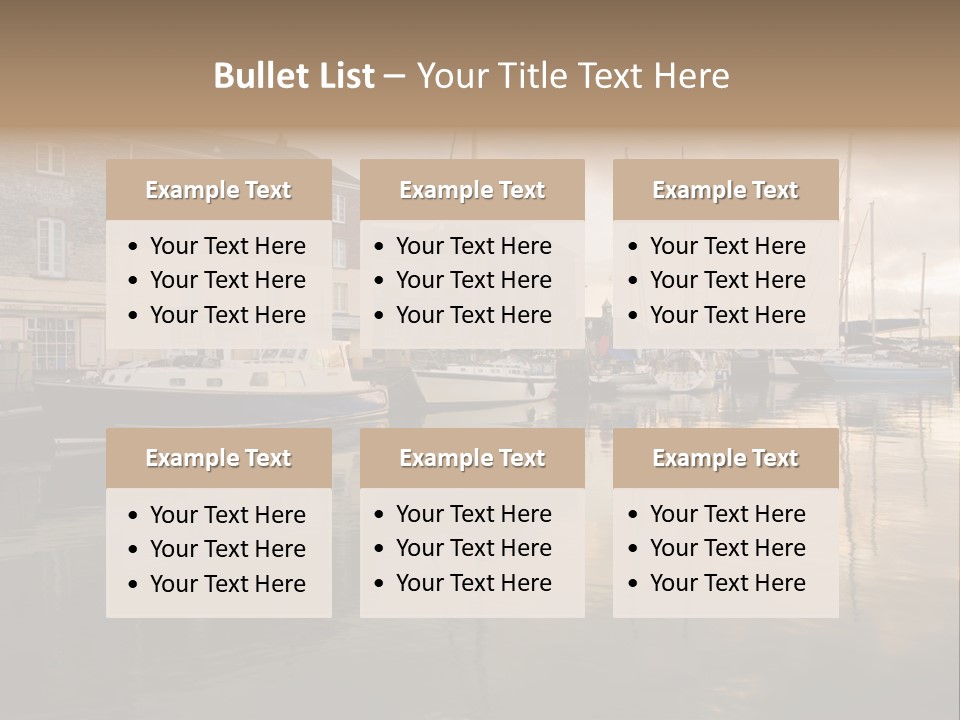 Padstow Harbour, Cornwall, Uk PowerPoint Template