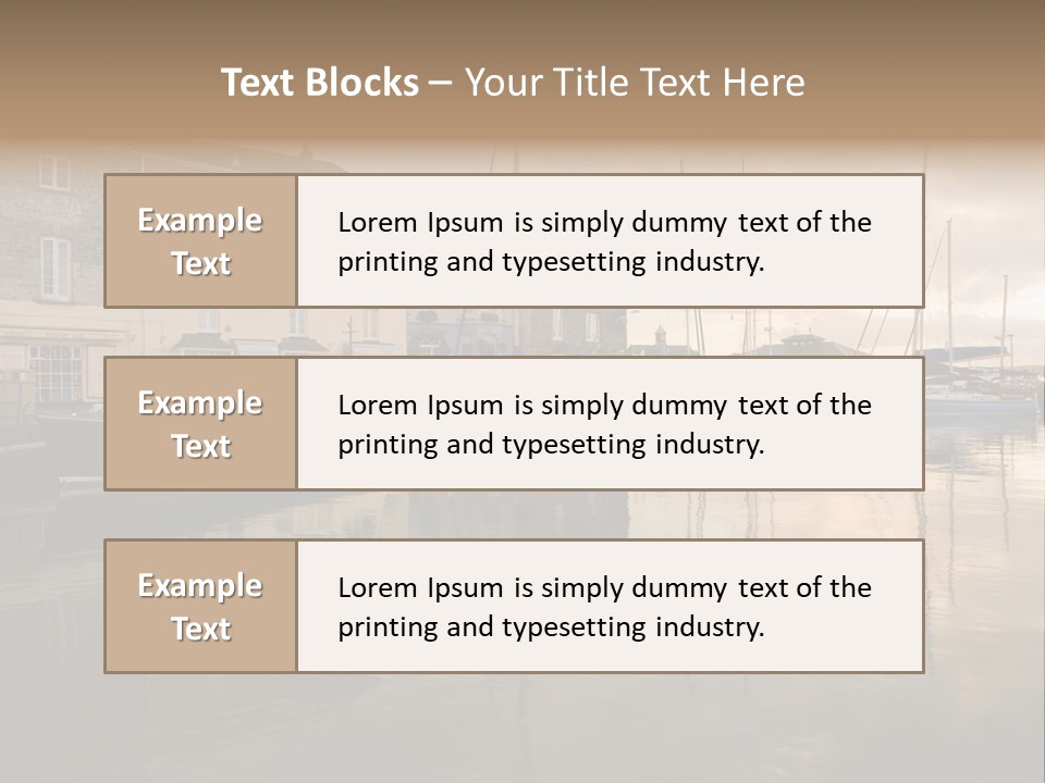 Padstow Harbour, Cornwall, Uk PowerPoint Template