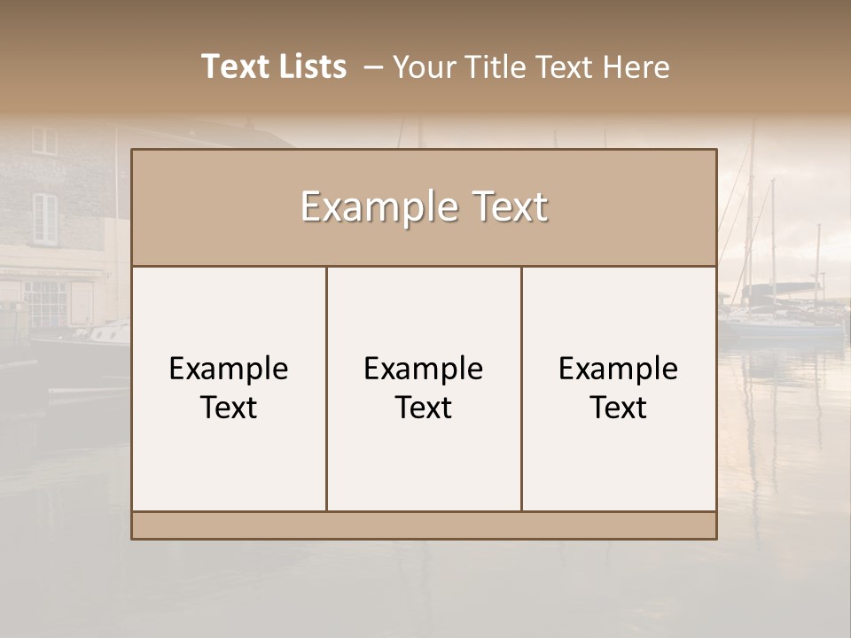 Padstow Harbour, Cornwall, Uk PowerPoint Template