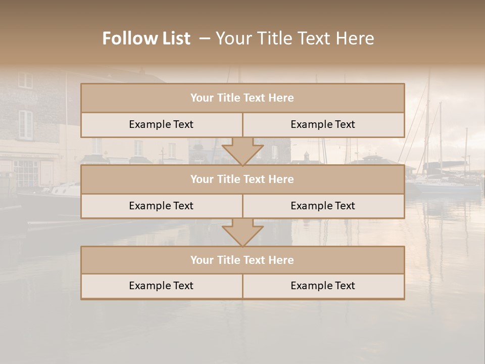 Padstow Harbour, Cornwall, Uk PowerPoint Template
