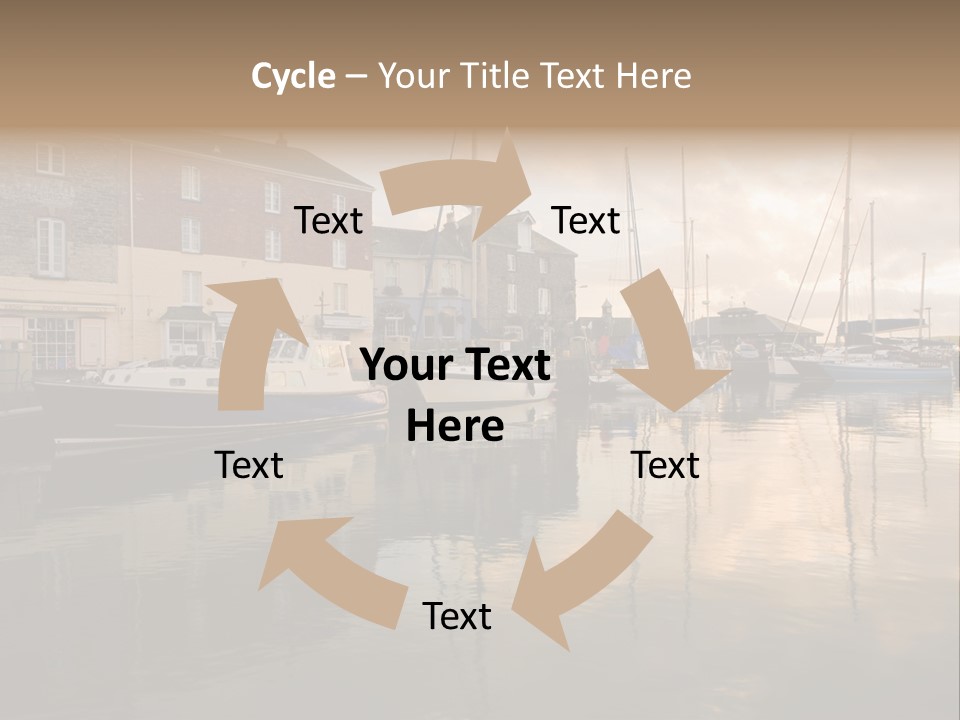 Padstow Harbour, Cornwall, Uk PowerPoint Template