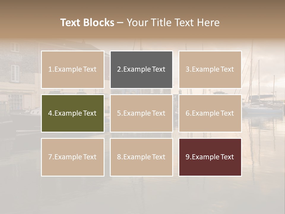 Padstow Harbour, Cornwall, Uk PowerPoint Template