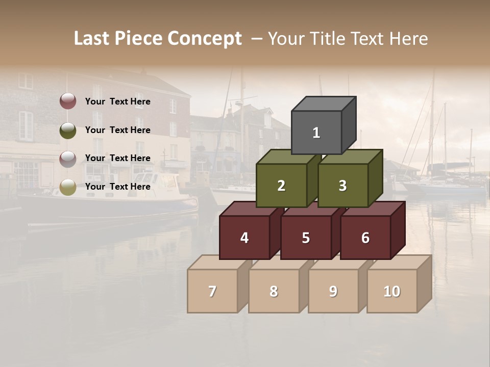 Padstow Harbour, Cornwall, Uk PowerPoint Template