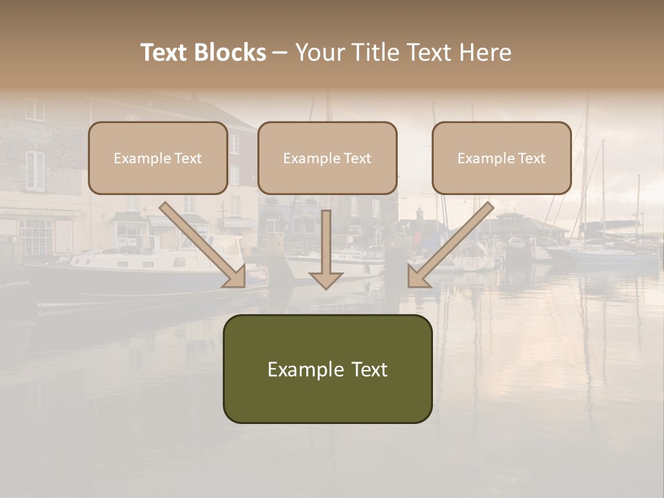 Padstow Harbour, Cornwall, Uk PowerPoint Template