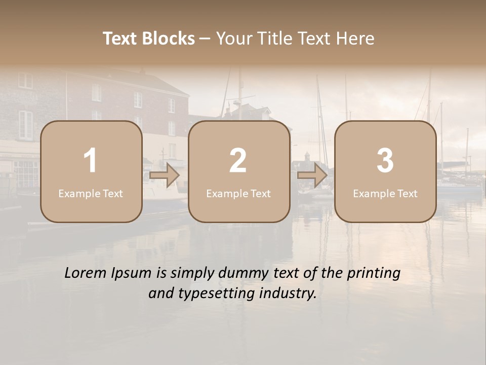 Padstow Harbour, Cornwall, Uk PowerPoint Template