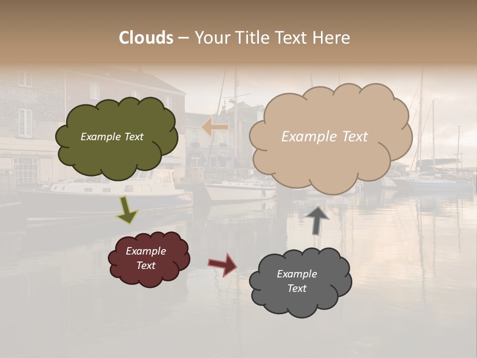Padstow Harbour, Cornwall, Uk PowerPoint Template