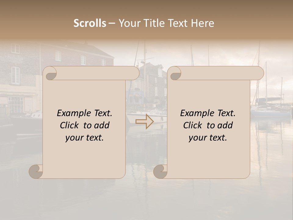 Padstow Harbour, Cornwall, Uk PowerPoint Template