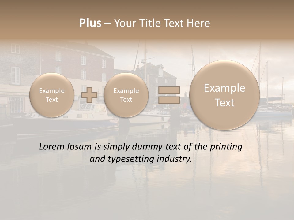 Padstow Harbour, Cornwall, Uk PowerPoint Template
