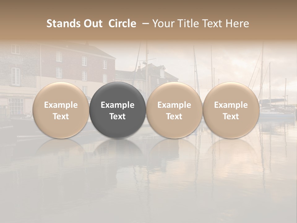 Padstow Harbour, Cornwall, Uk PowerPoint Template