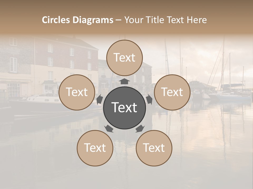 Padstow Harbour, Cornwall, Uk PowerPoint Template