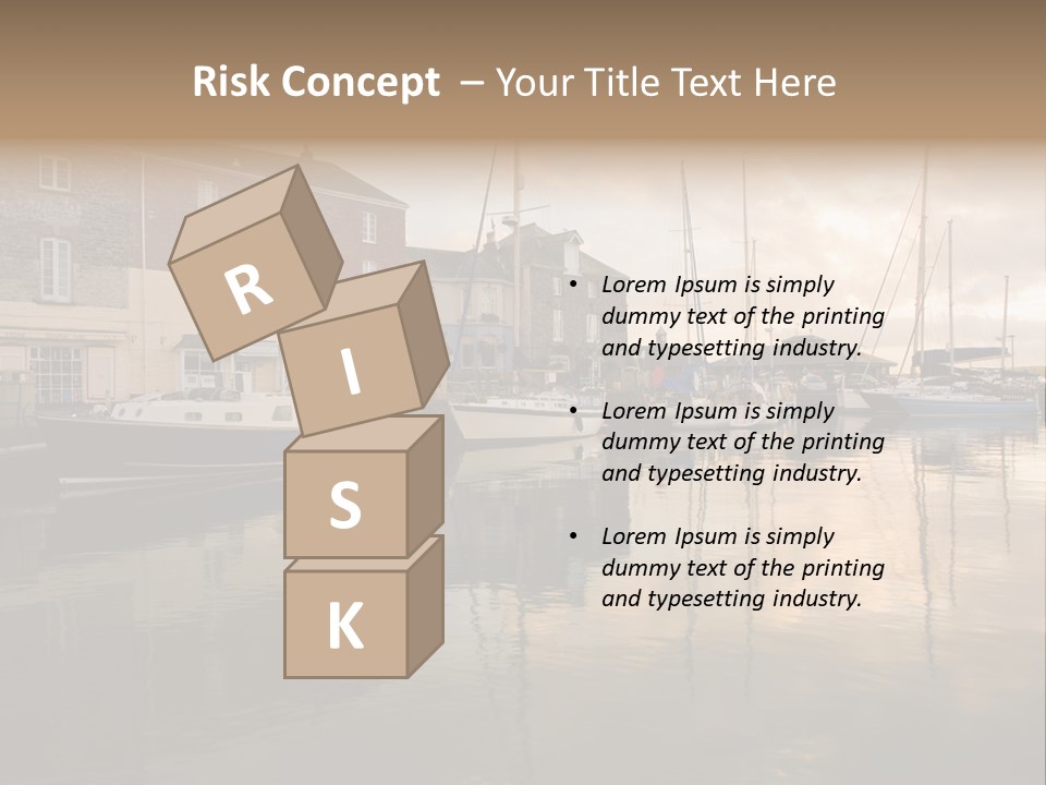 Padstow Harbour, Cornwall, Uk PowerPoint Template