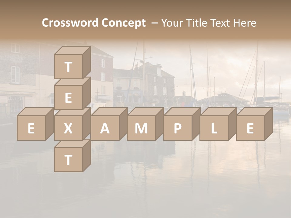 Padstow Harbour, Cornwall, Uk PowerPoint Template