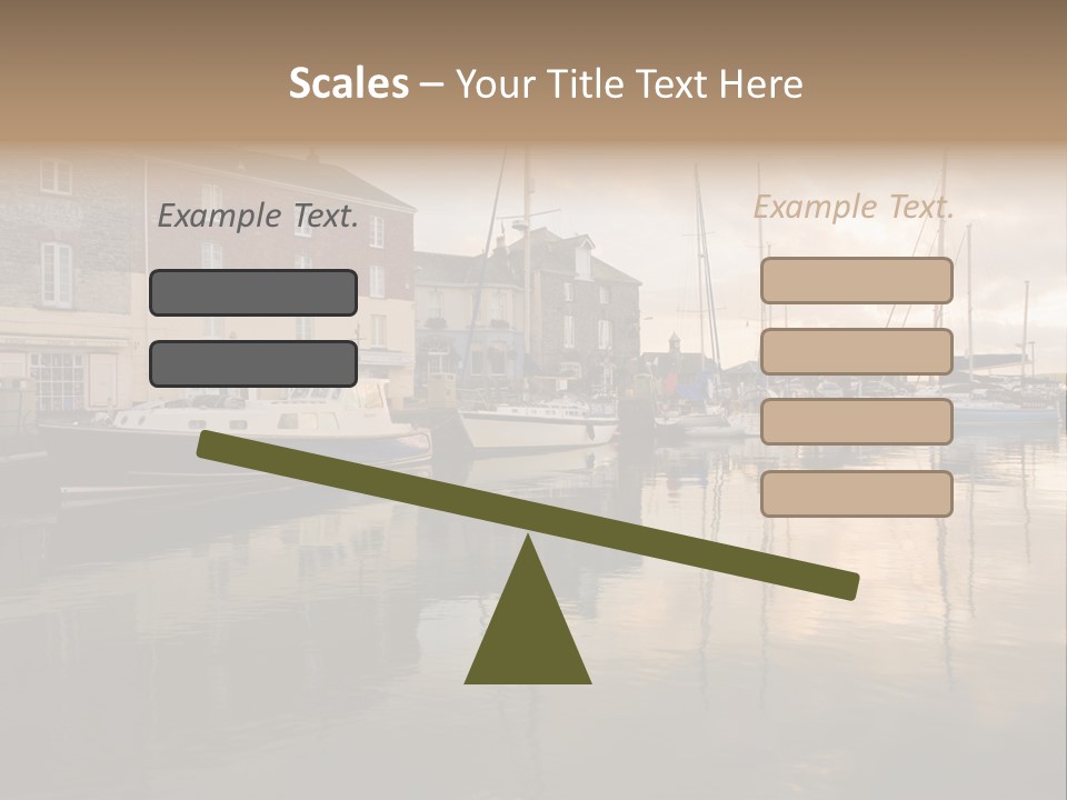 Padstow Harbour, Cornwall, Uk PowerPoint Template