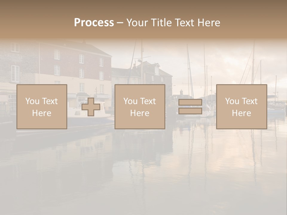 Padstow Harbour, Cornwall, Uk PowerPoint Template