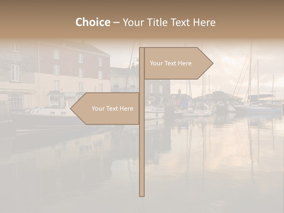 Padstow Harbour, Cornwall, Uk PowerPoint Template