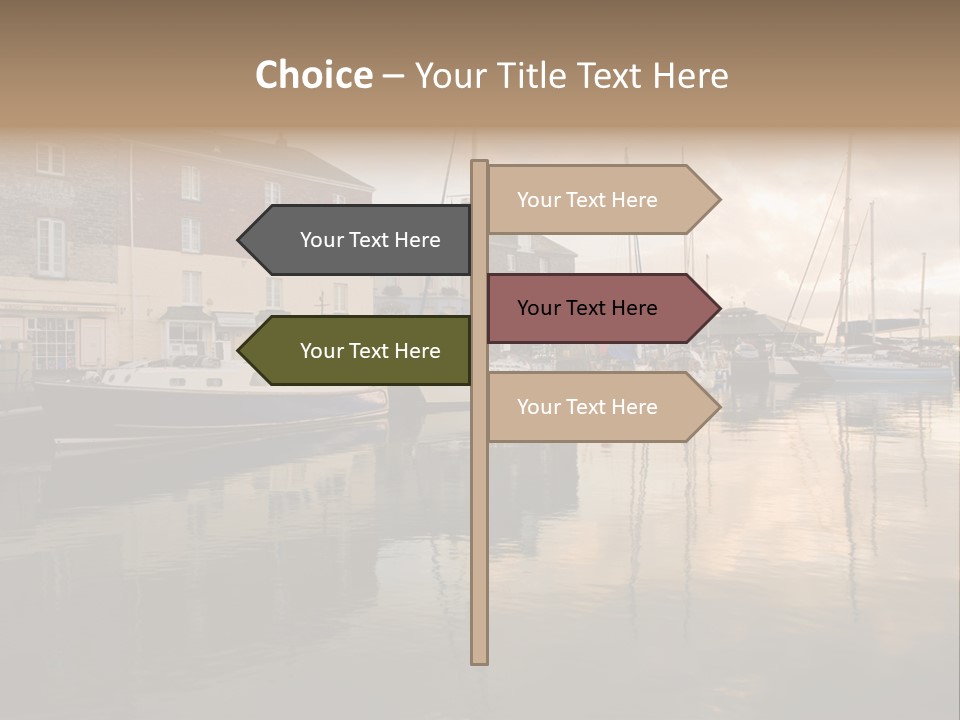Padstow Harbour, Cornwall, Uk PowerPoint Template