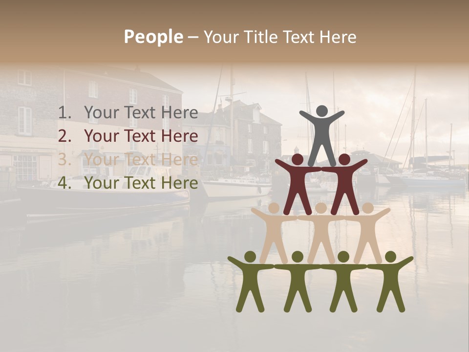 Padstow Harbour, Cornwall, Uk PowerPoint Template