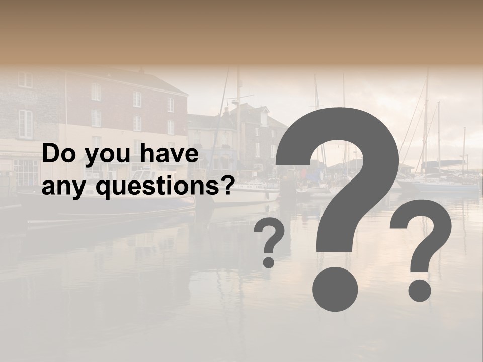 Padstow Harbour, Cornwall, Uk PowerPoint Template