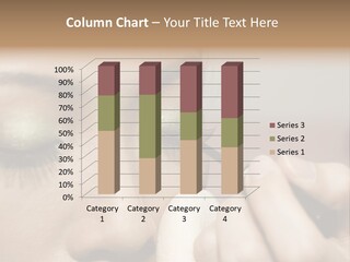 A Young Woman Applying Makeup PowerPoint Template