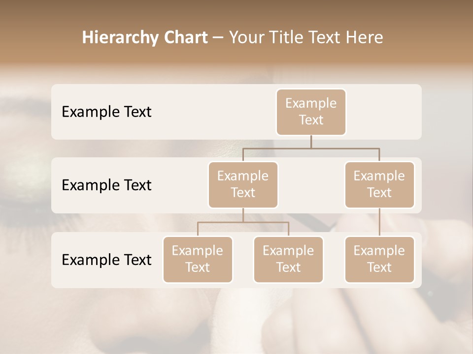 A Young Woman Applying Makeup PowerPoint Template