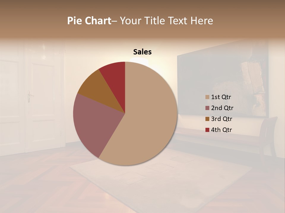 Interior Of A Living Room PowerPoint Template