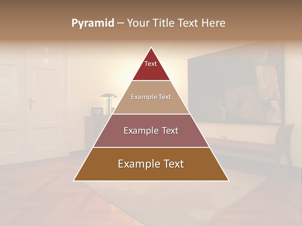 Interior Of A Living Room PowerPoint Template