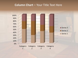 Interior Of A Living Room PowerPoint Template