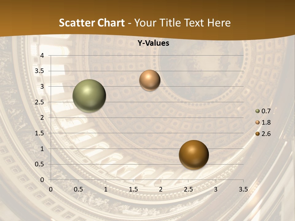A Building With A Dome In The Middle Of It PowerPoint Template