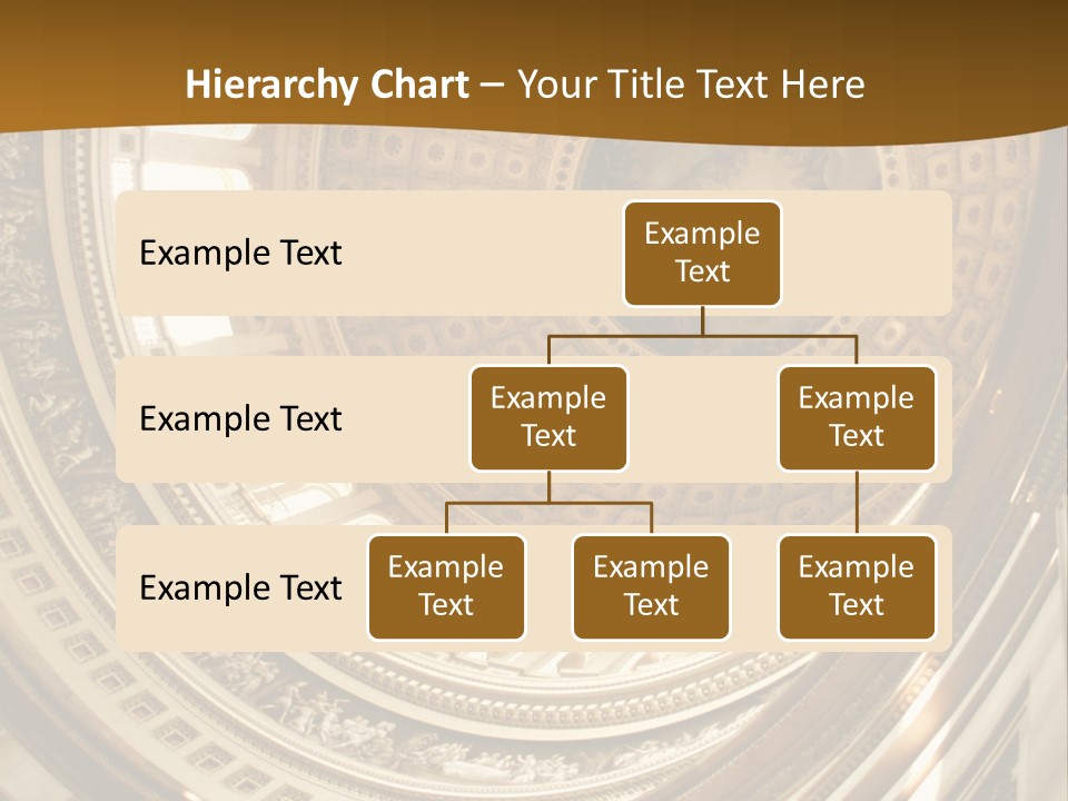 A Building With A Dome In The Middle Of It PowerPoint Template