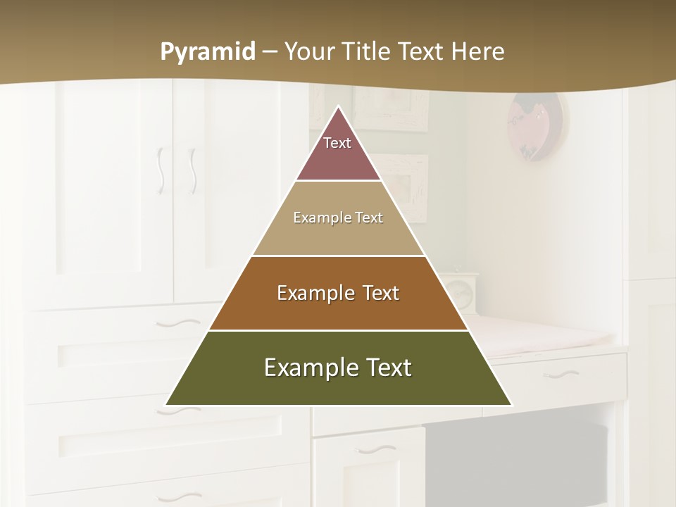 Cabinets With Built In Changing Area For Infants PowerPoint Template