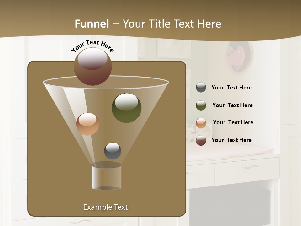 Cabinets With Built In Changing Area For Infants PowerPoint Template