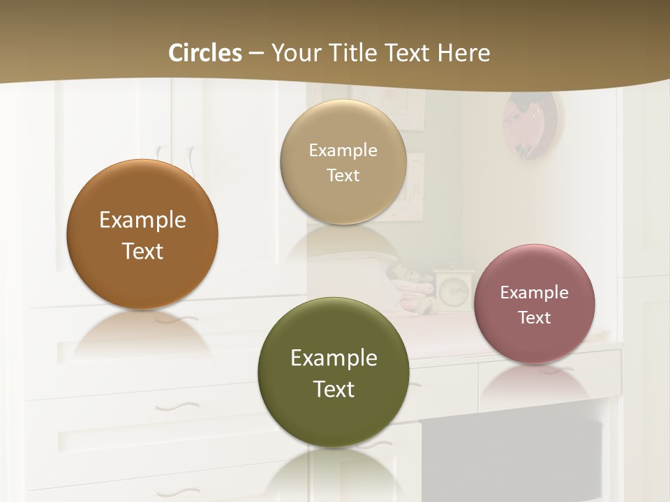 Cabinets With Built In Changing Area For Infants PowerPoint Template