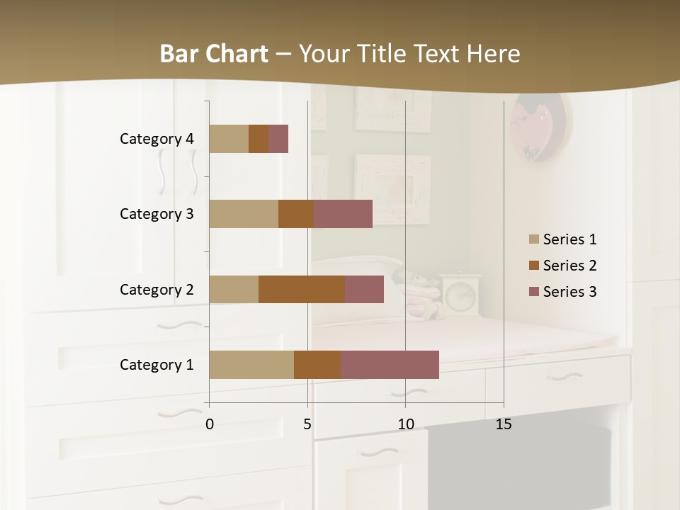 Cabinets With Built In Changing Area For Infants PowerPoint Template