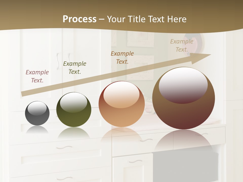 Cabinets With Built In Changing Area For Infants PowerPoint Template