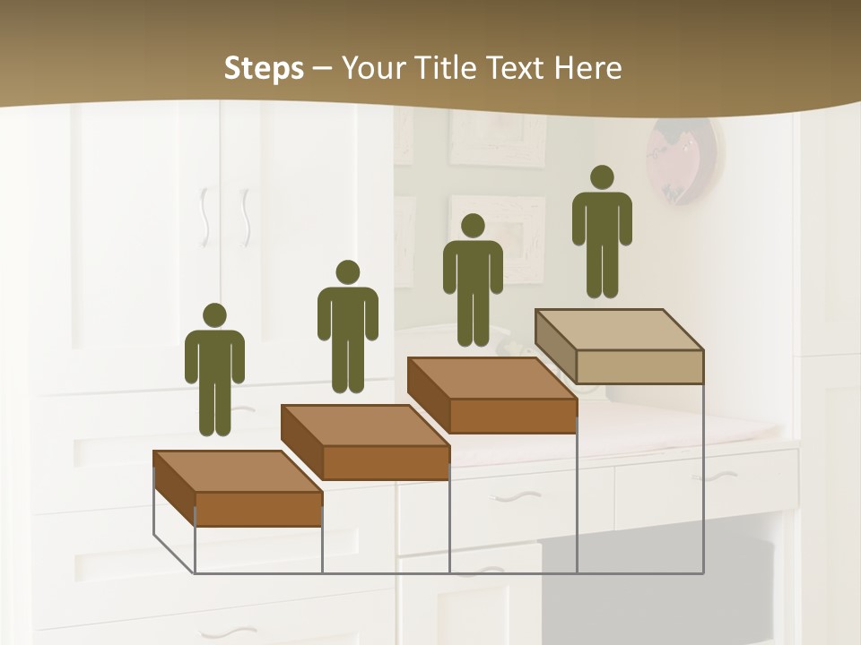 Cabinets With Built In Changing Area For Infants PowerPoint Template