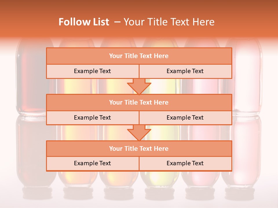 Bottles With Essential Oils Isolated On White Background PowerPoint Template