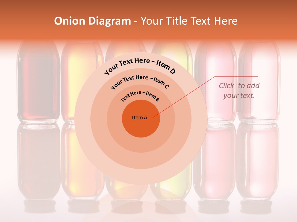 Bottles With Essential Oils Isolated On White Background PowerPoint Template