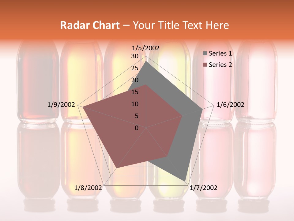 Bottles With Essential Oils Isolated On White Background PowerPoint Template