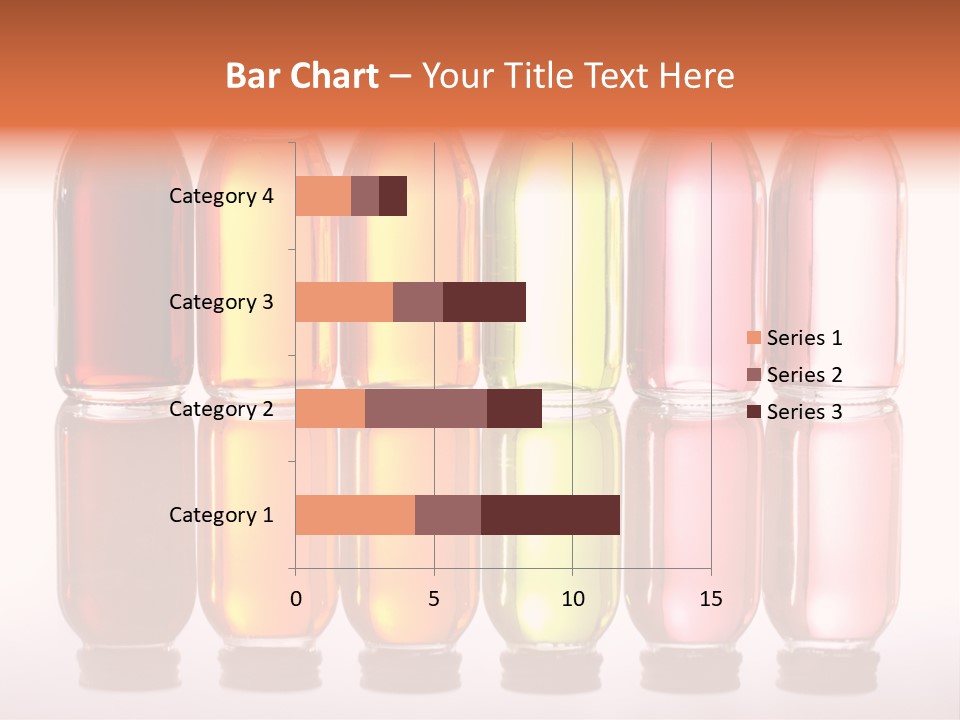 Bottles With Essential Oils Isolated On White Background PowerPoint Template