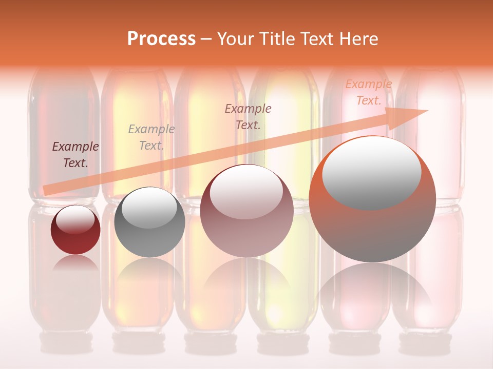 Bottles With Essential Oils Isolated On White Background PowerPoint Template