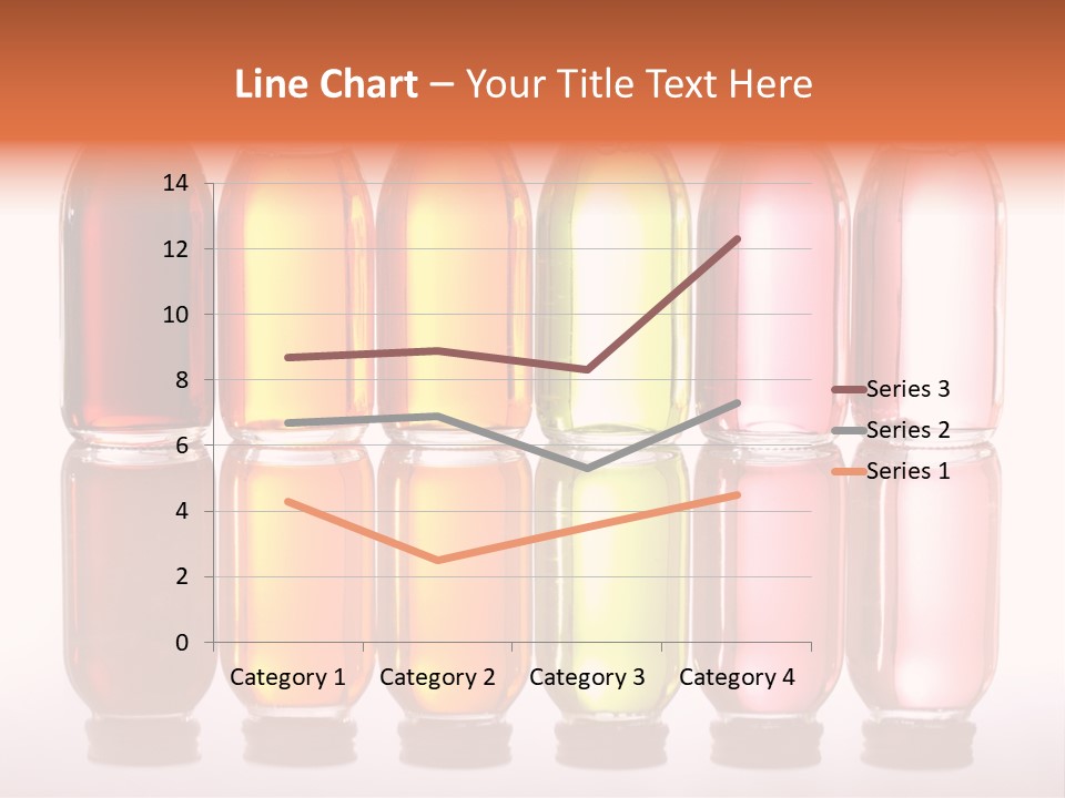 Bottles With Essential Oils Isolated On White Background PowerPoint Template