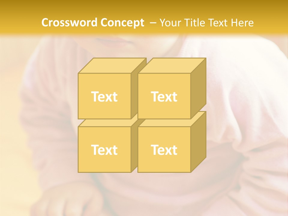 A Little Girl PowerPoint Template