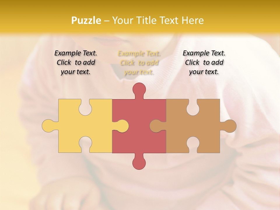 A Little Girl PowerPoint Template