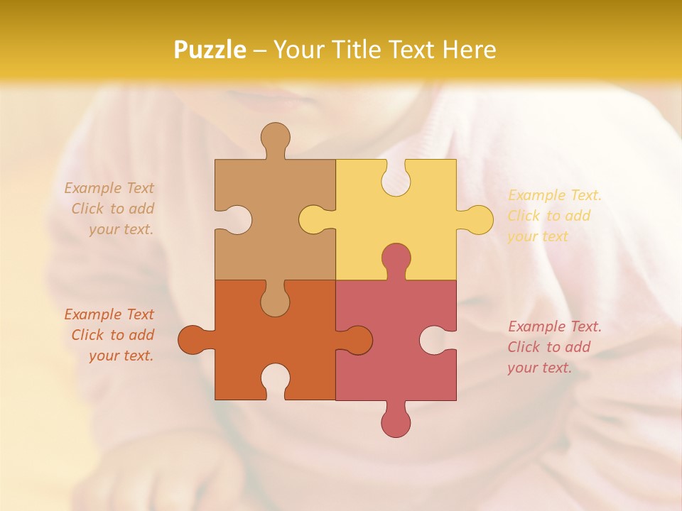 A Little Girl PowerPoint Template