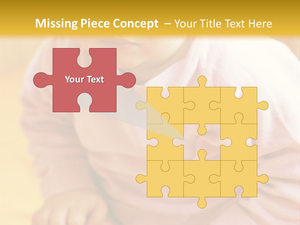 A Little Girl PowerPoint Template