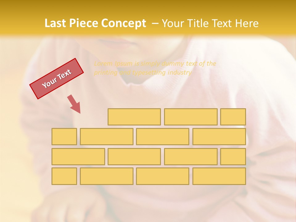 A Little Girl PowerPoint Template