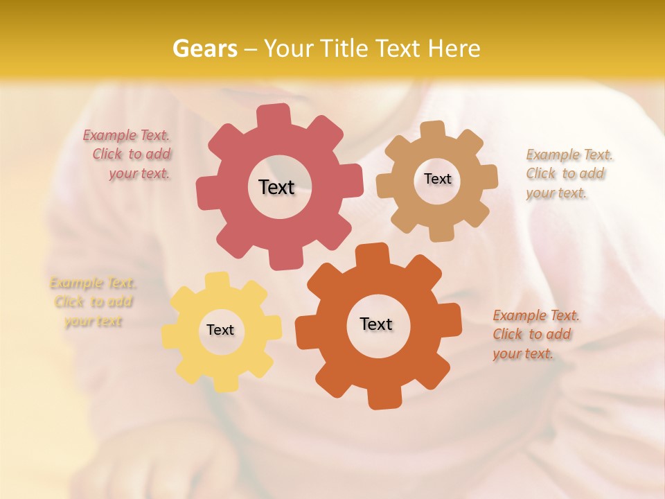 A Little Girl PowerPoint Template