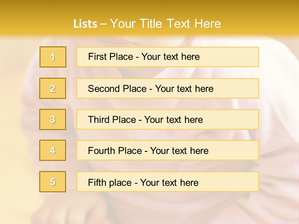 A Little Girl PowerPoint Template