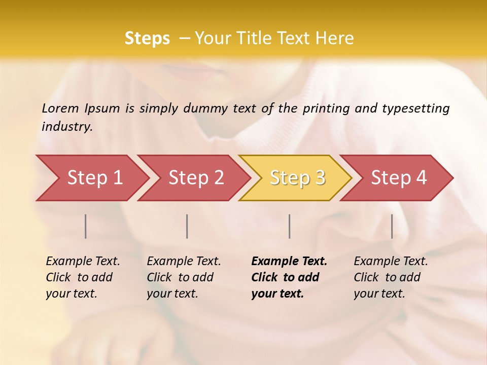 A Little Girl PowerPoint Template