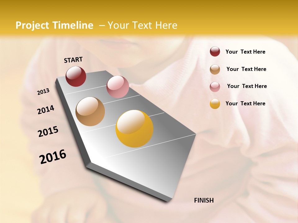 A Little Girl PowerPoint Template